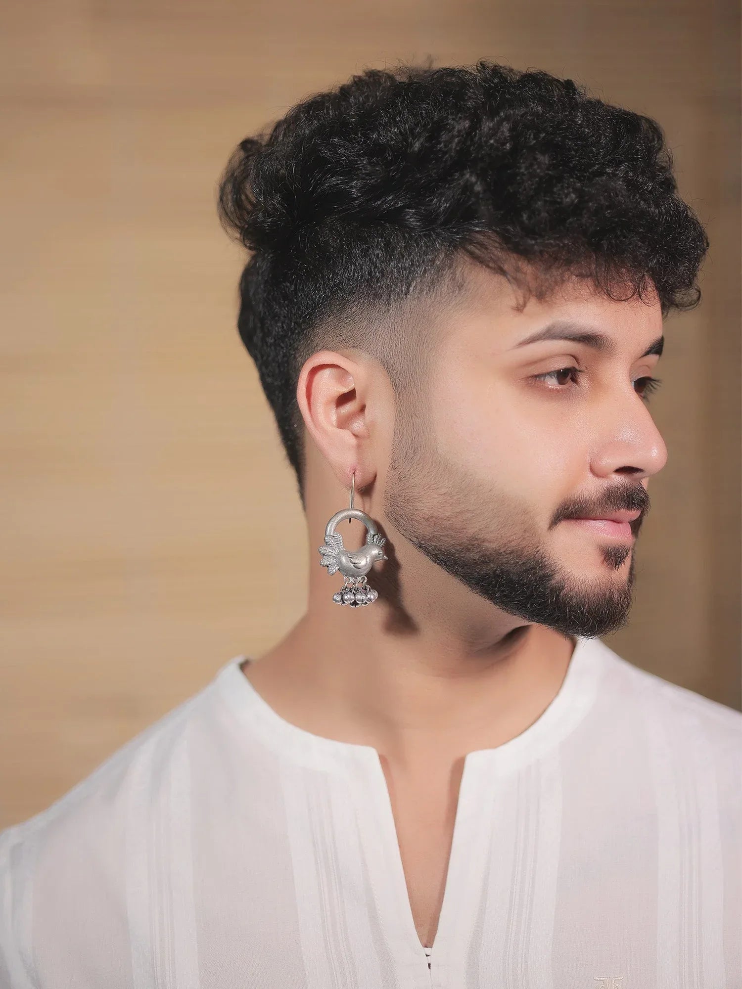 Geetashree Plain Oxidized earring