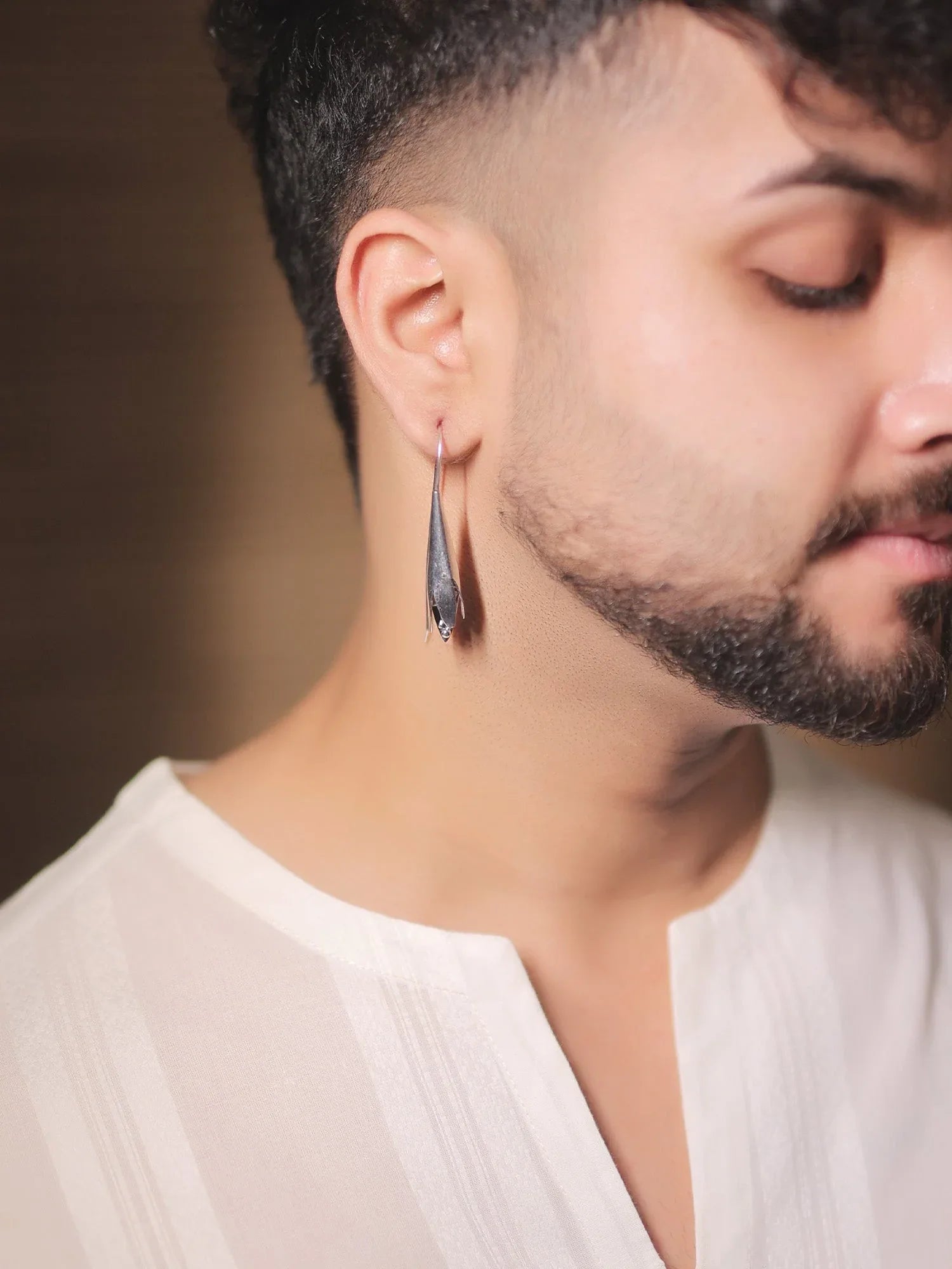 Swati Silver Western Earrings