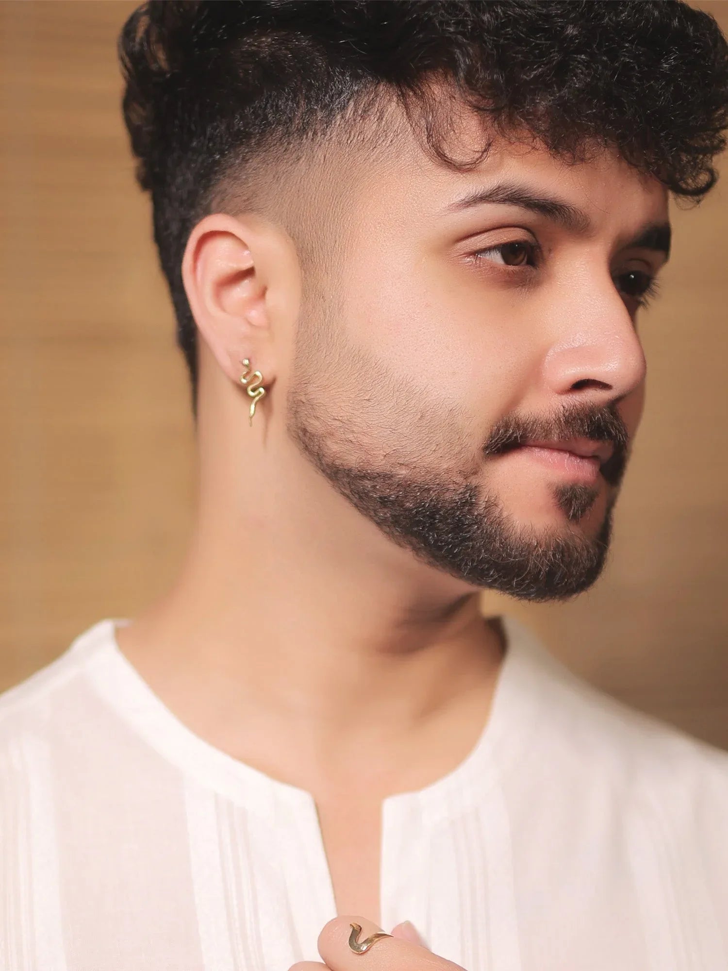 Dinaah Golden Western Tops