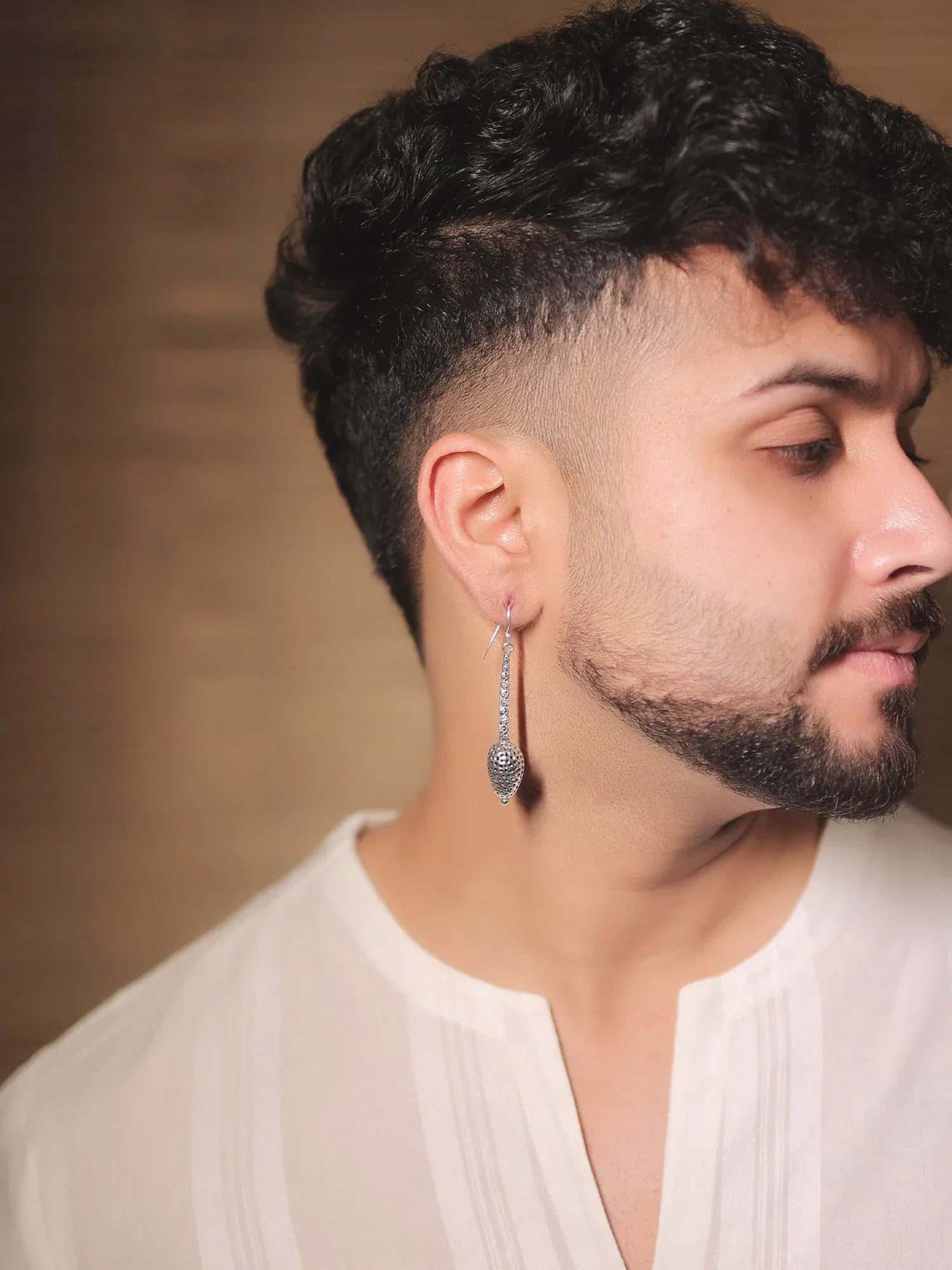 Bhumika Silver Western Earrings
