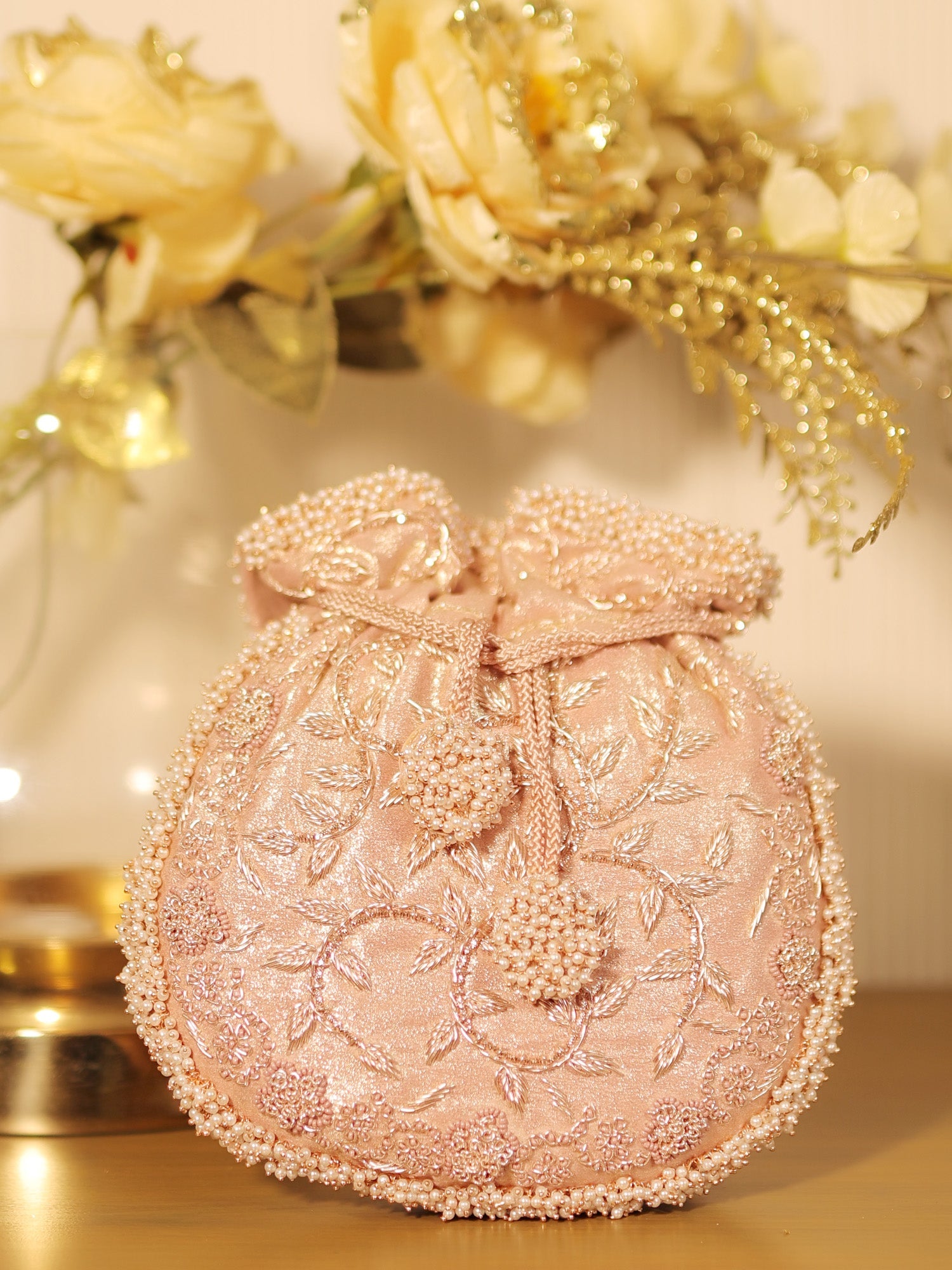 Emersyn Rose Gold Potli Bag