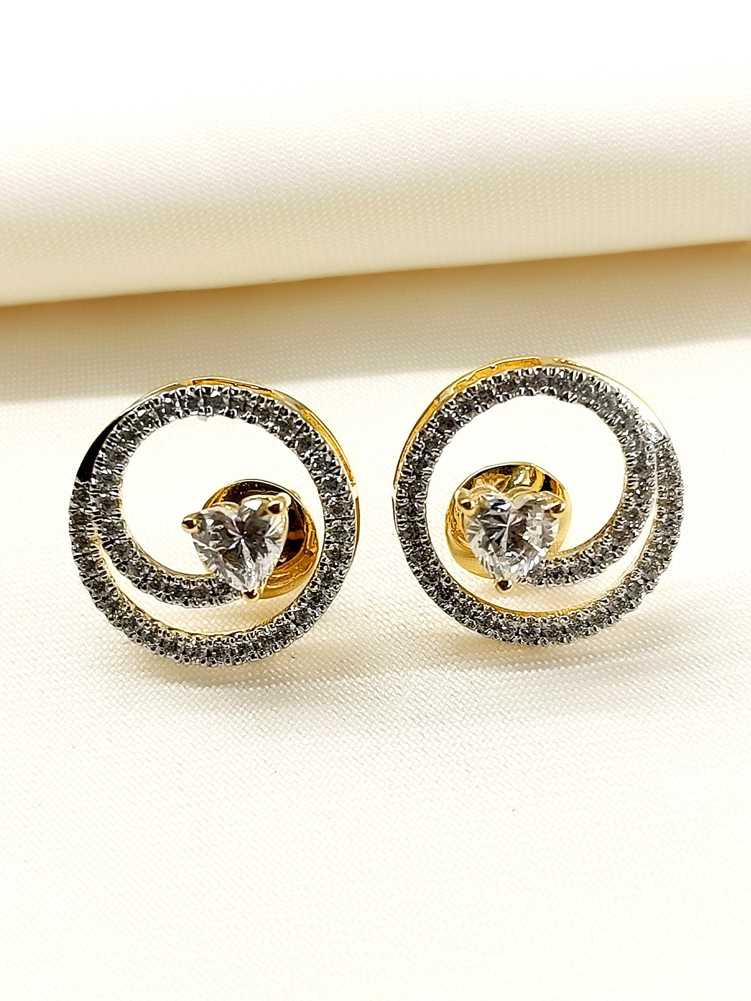 Echo 92.5 Silver Swarovski Stone Tops - qivii