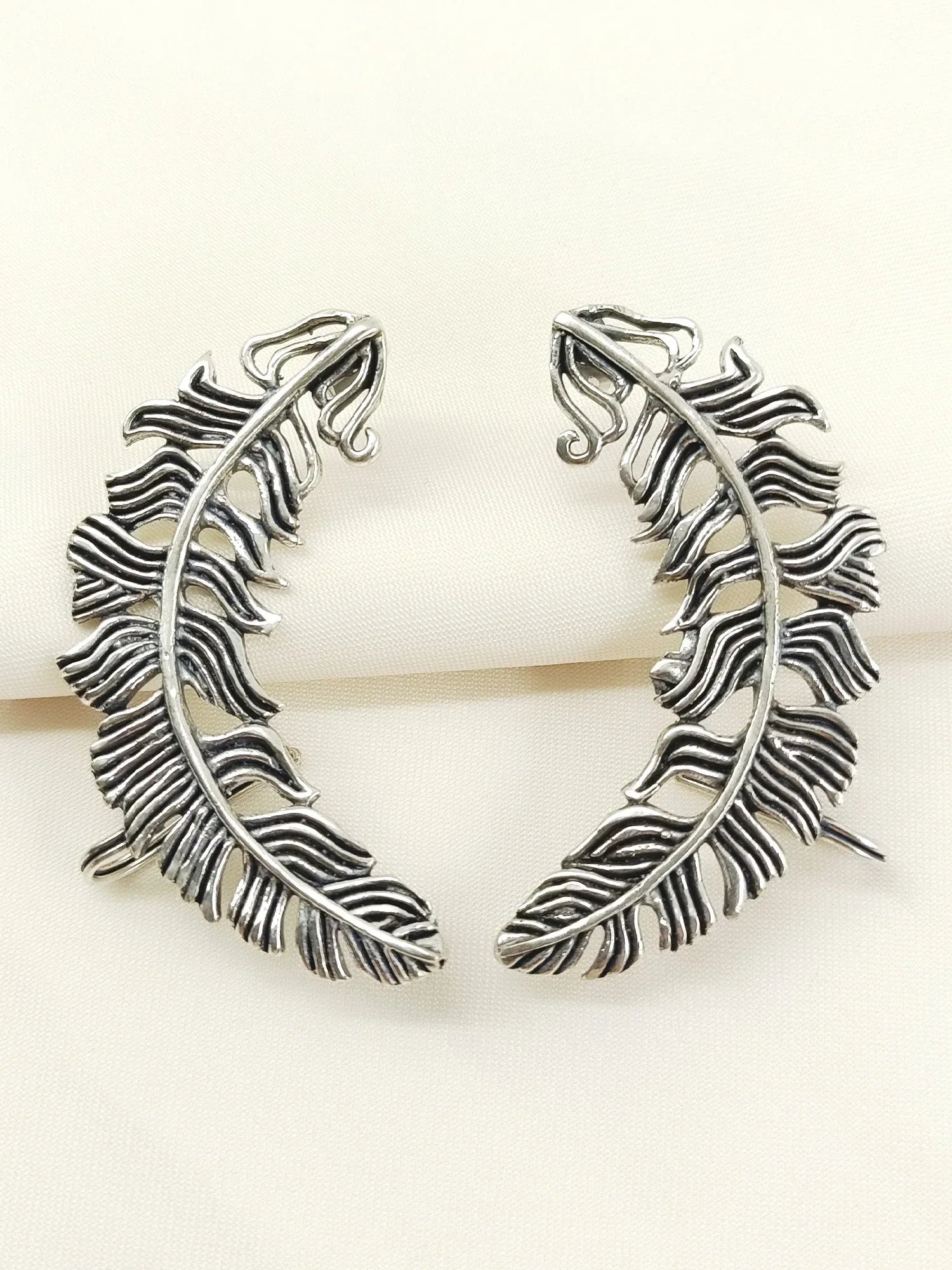 Aadithi Silver Western Earrings