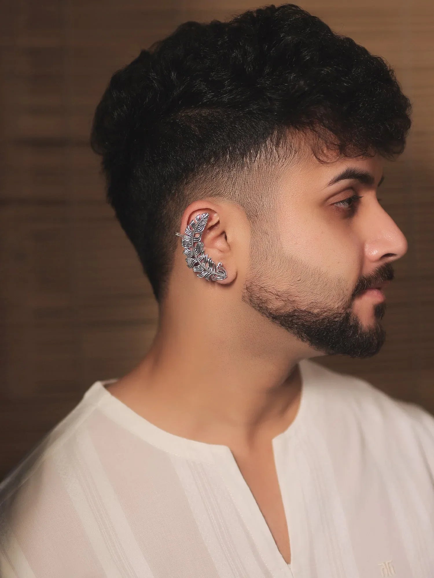 Aadithi Silver Western Earrings