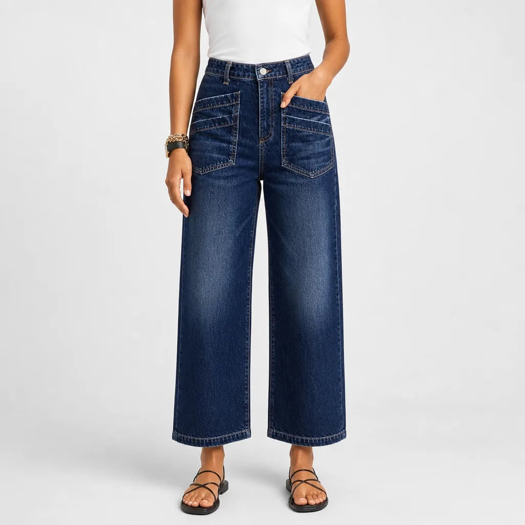 Poppy | Womens Baggy Wide Leg Jeans