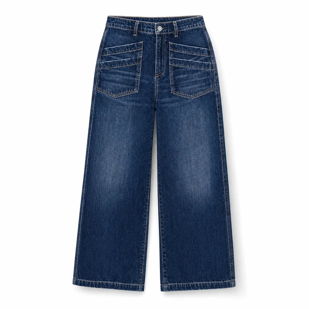 Poppy | Womens Baggy Wide Leg Jeans