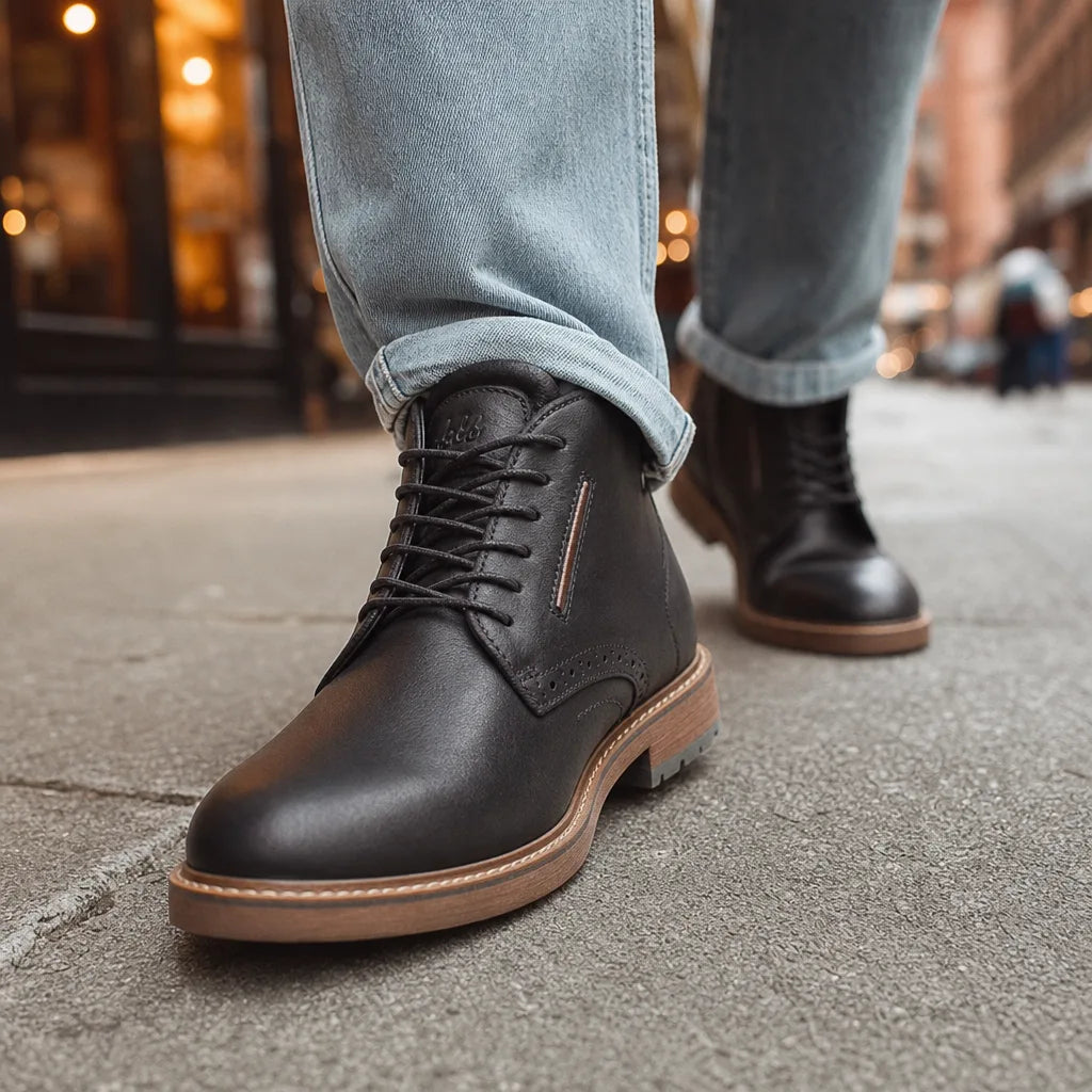Preston | Men's Fall Leather Brogue Boots
