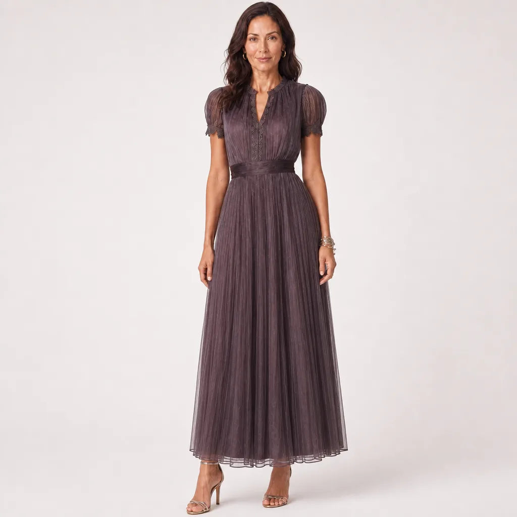 Priya | Womens Elegant Vintage Evening Maxi Dress