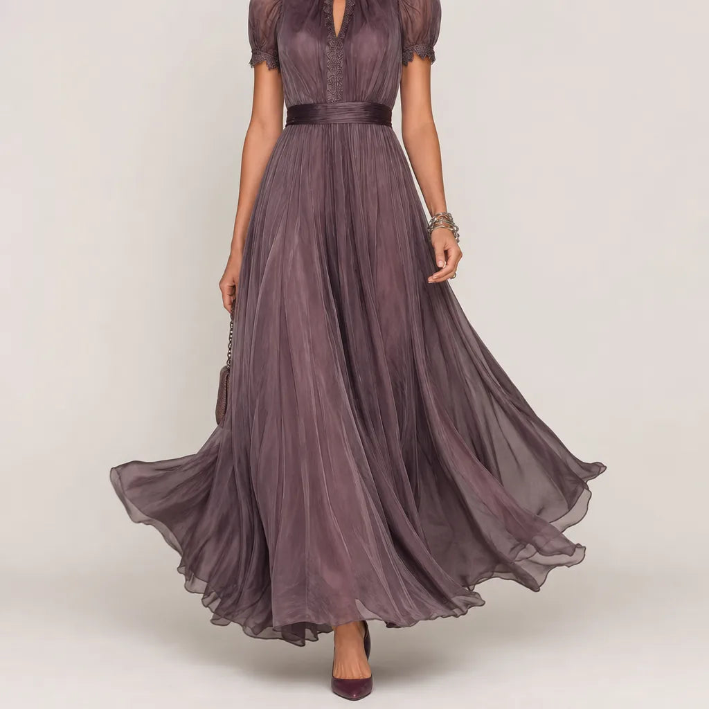 Priya | Womens Elegant Vintage Evening Maxi Dress