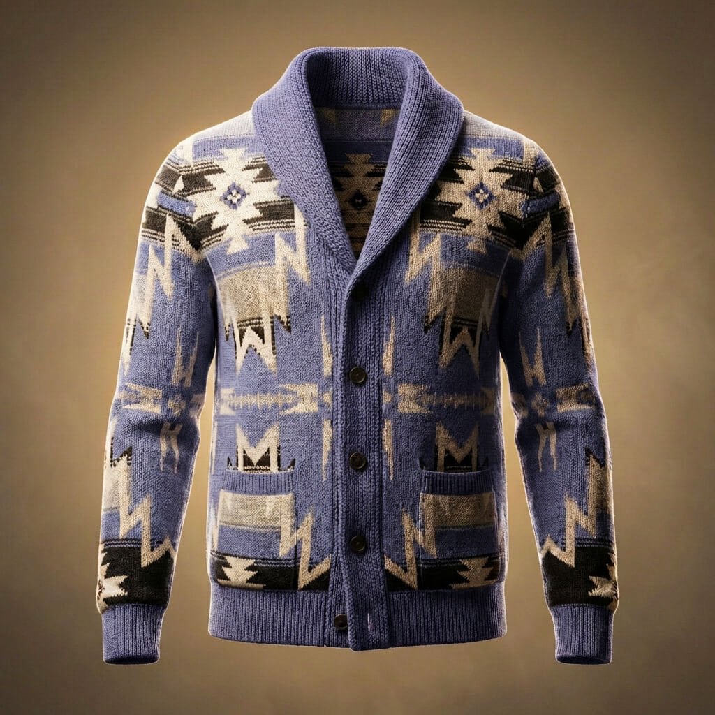 Rhodes Knit Wool Cardigan  - By Qivii