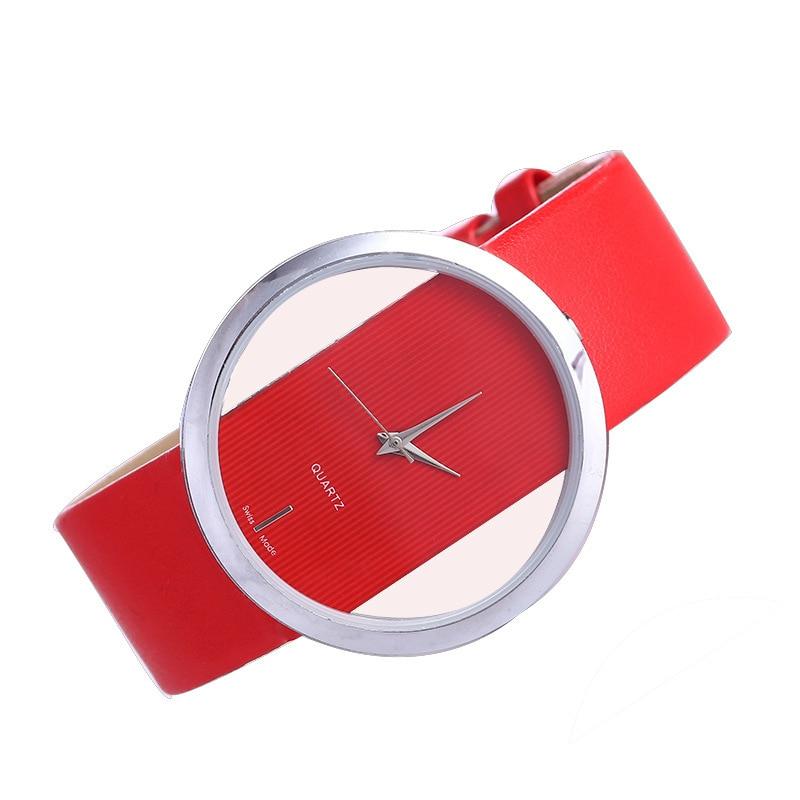 Chique Duidelijke Wijzerplaat Quartz Horloge  - By Qivii