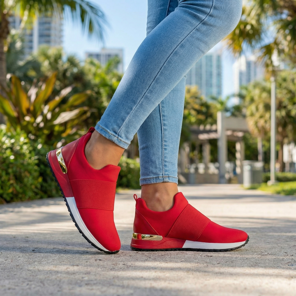 Lucille Wedge Sneakers