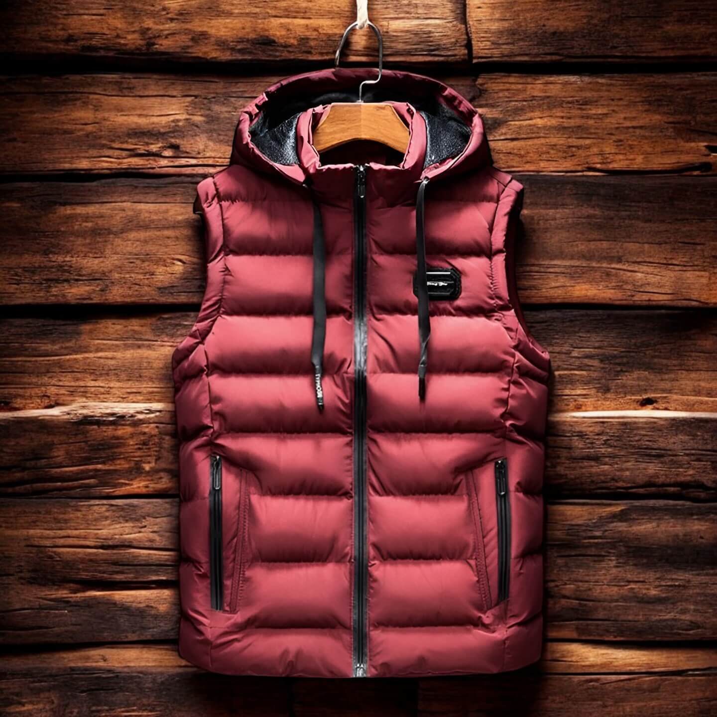 Harrison Hooded Vest  - By Qivii