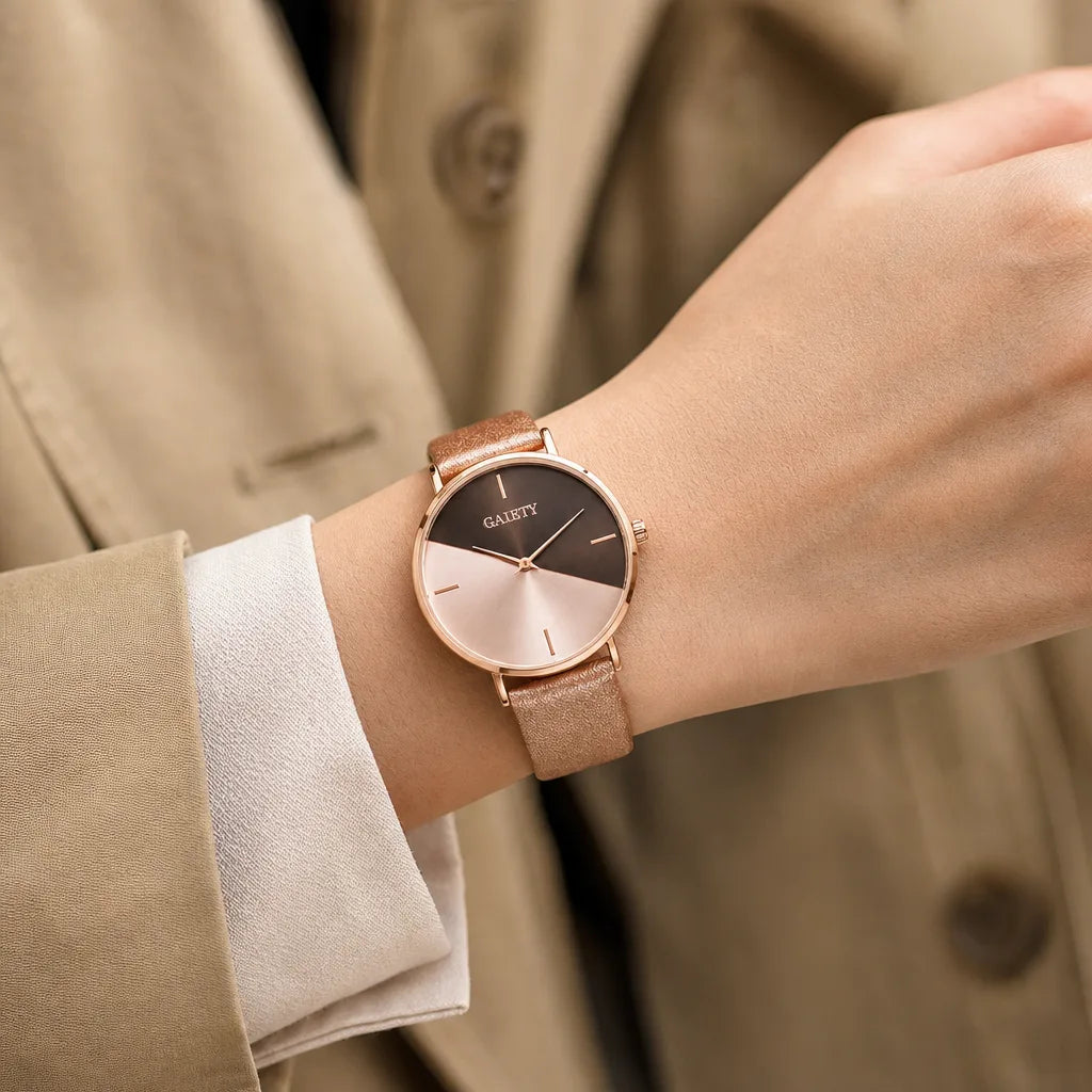 Reece Minimal | Womens Golden Analog Watch