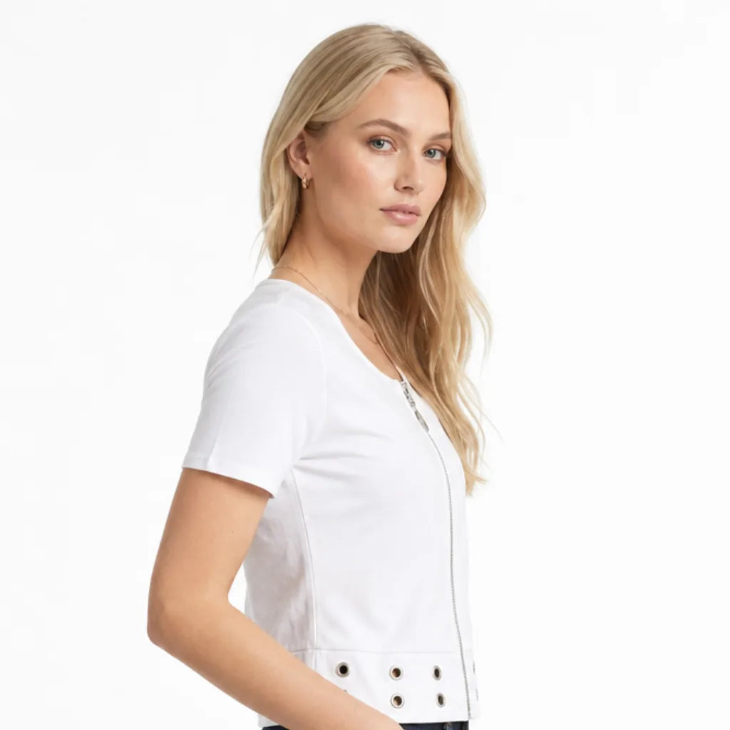 Remi Eyelet Crop Top
