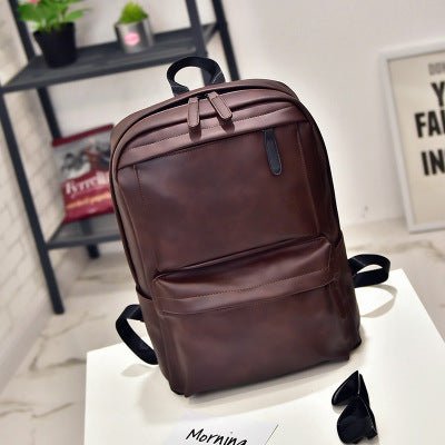 Retro Leather Backpack  - By Qivii