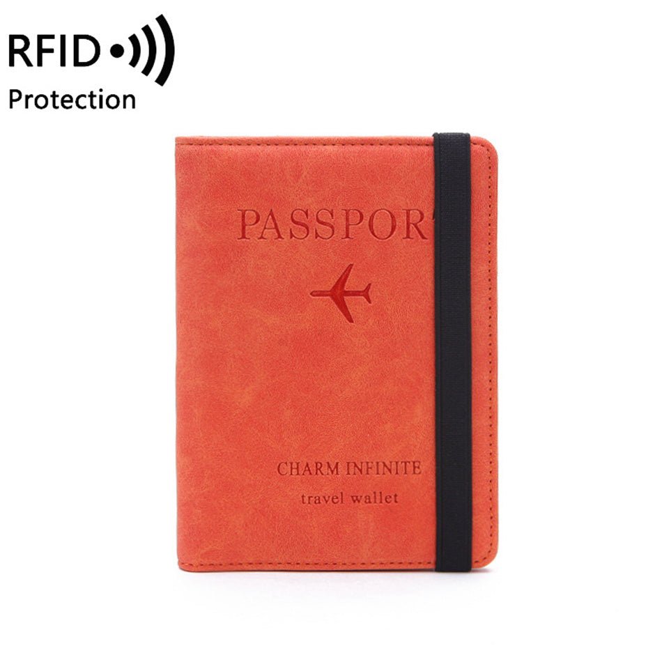 RFID Protection Passport Travel Wallet  - By Qivii