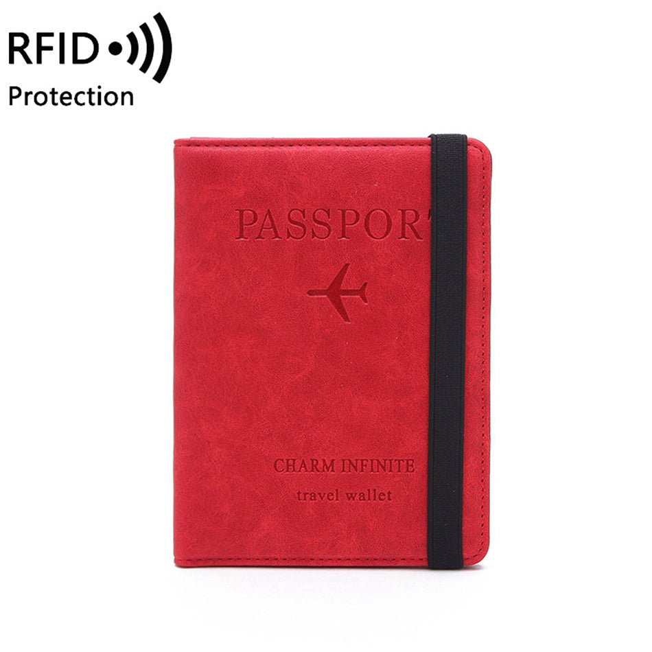 RFID Protection Passport Travel Wallet  - By Qivii