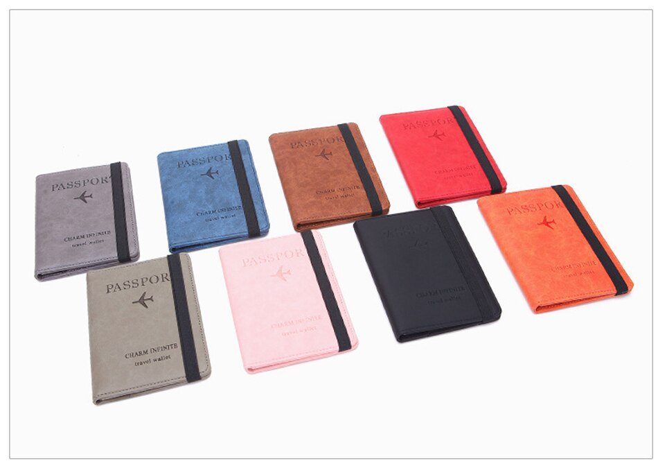 RFID Protection Passport Travel Wallet  - By Qivii