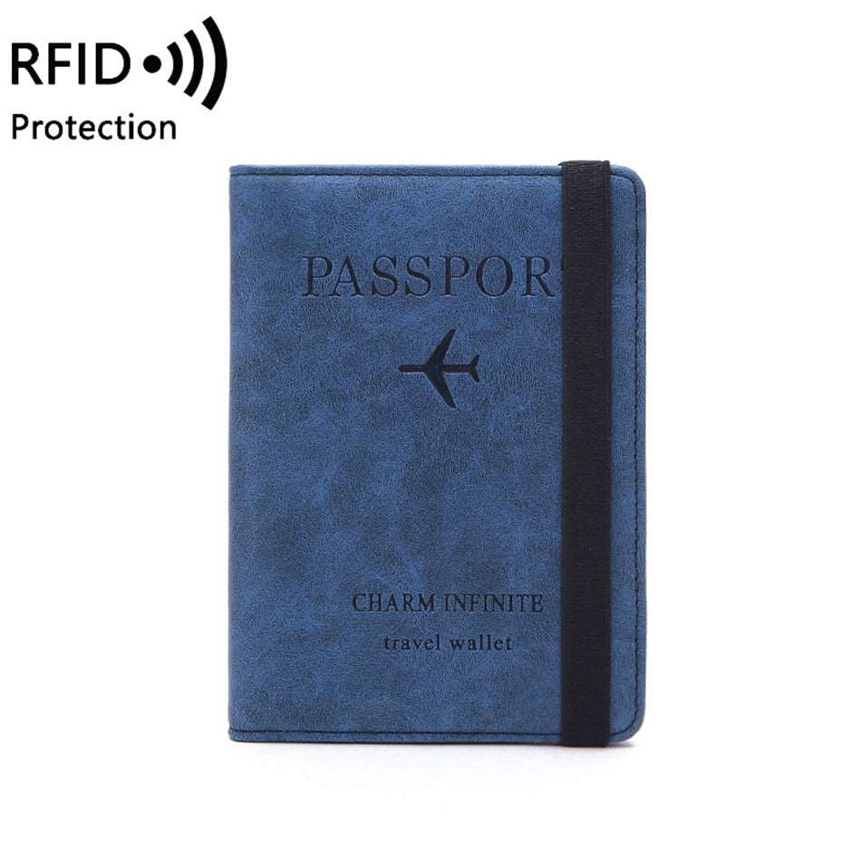RFID Protection Passport Travel Wallet  - By Qivii