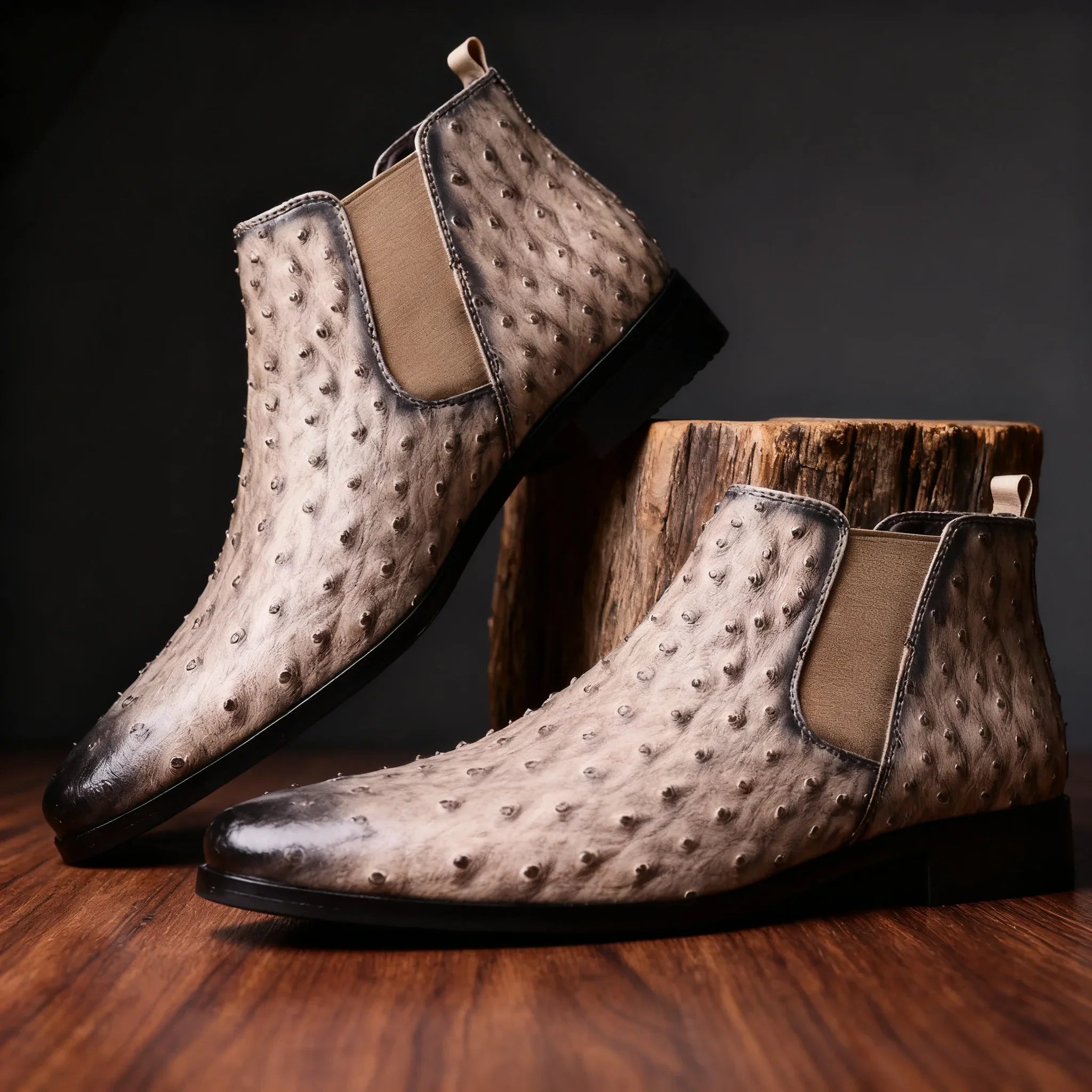 Rhys | Mens Fall Slip On Ankle Boots