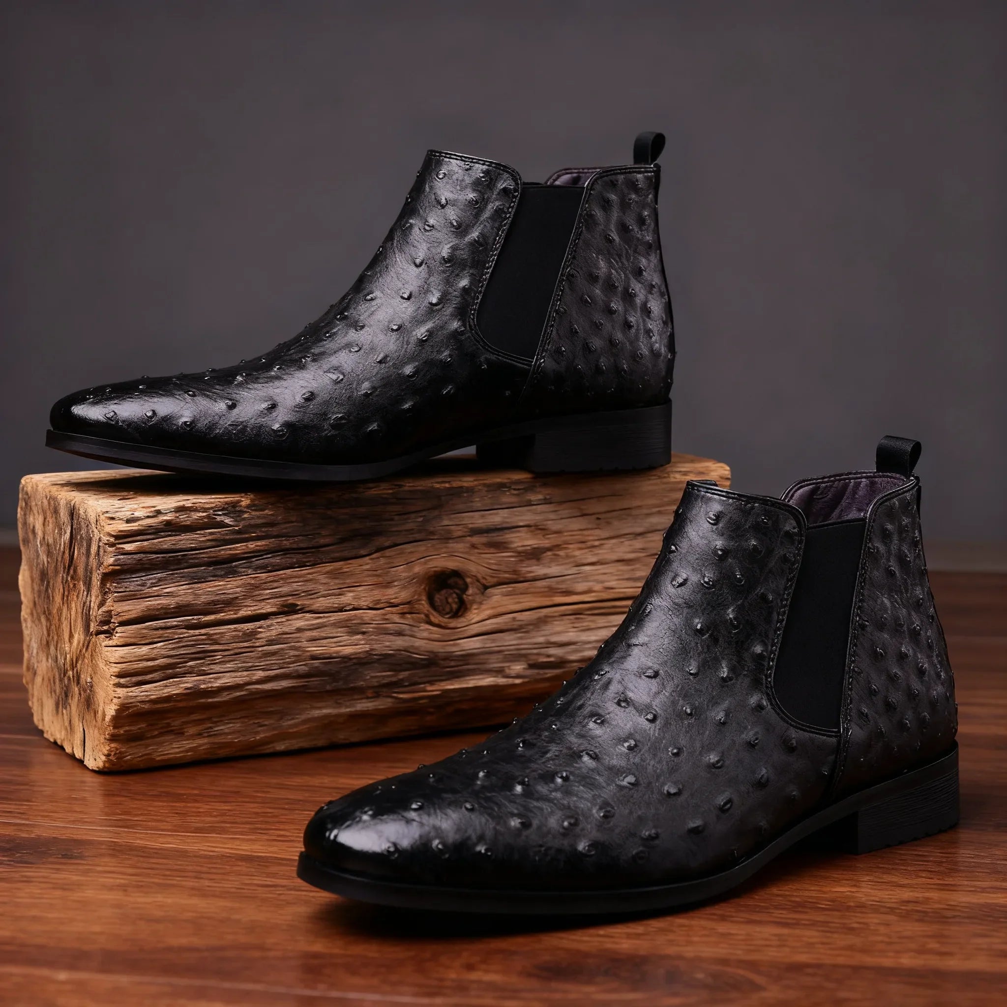 Rhys | Mens Fall Slip On Ankle Boots