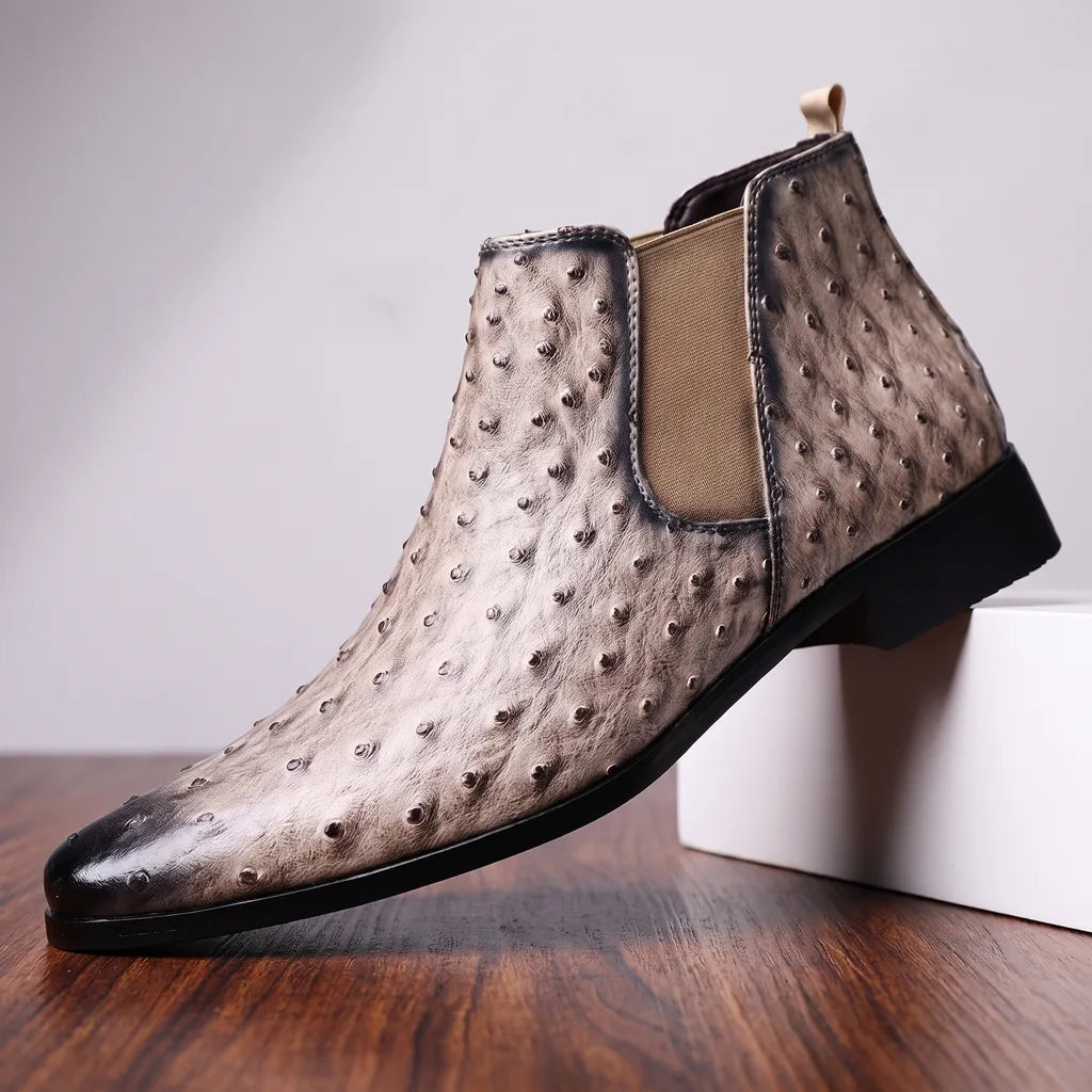Rhys | Mens Fall Slip On Ankle Boots