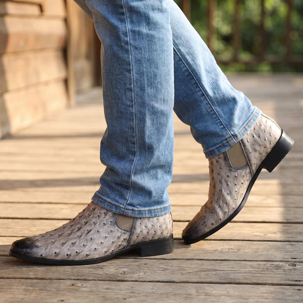 Rhys | Mens Fall Slip On Ankle Boots