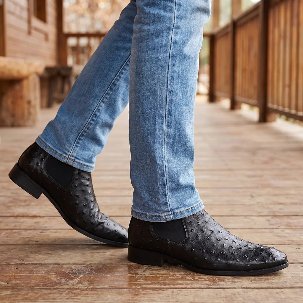Rhys | Mens Fall Slip On Ankle Boots