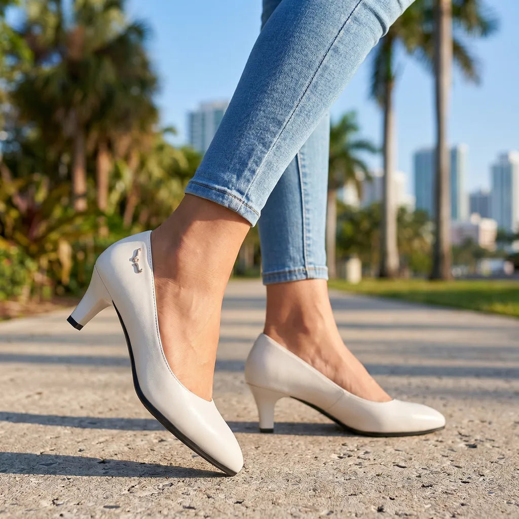 Rianna Mid-Heel Pumps