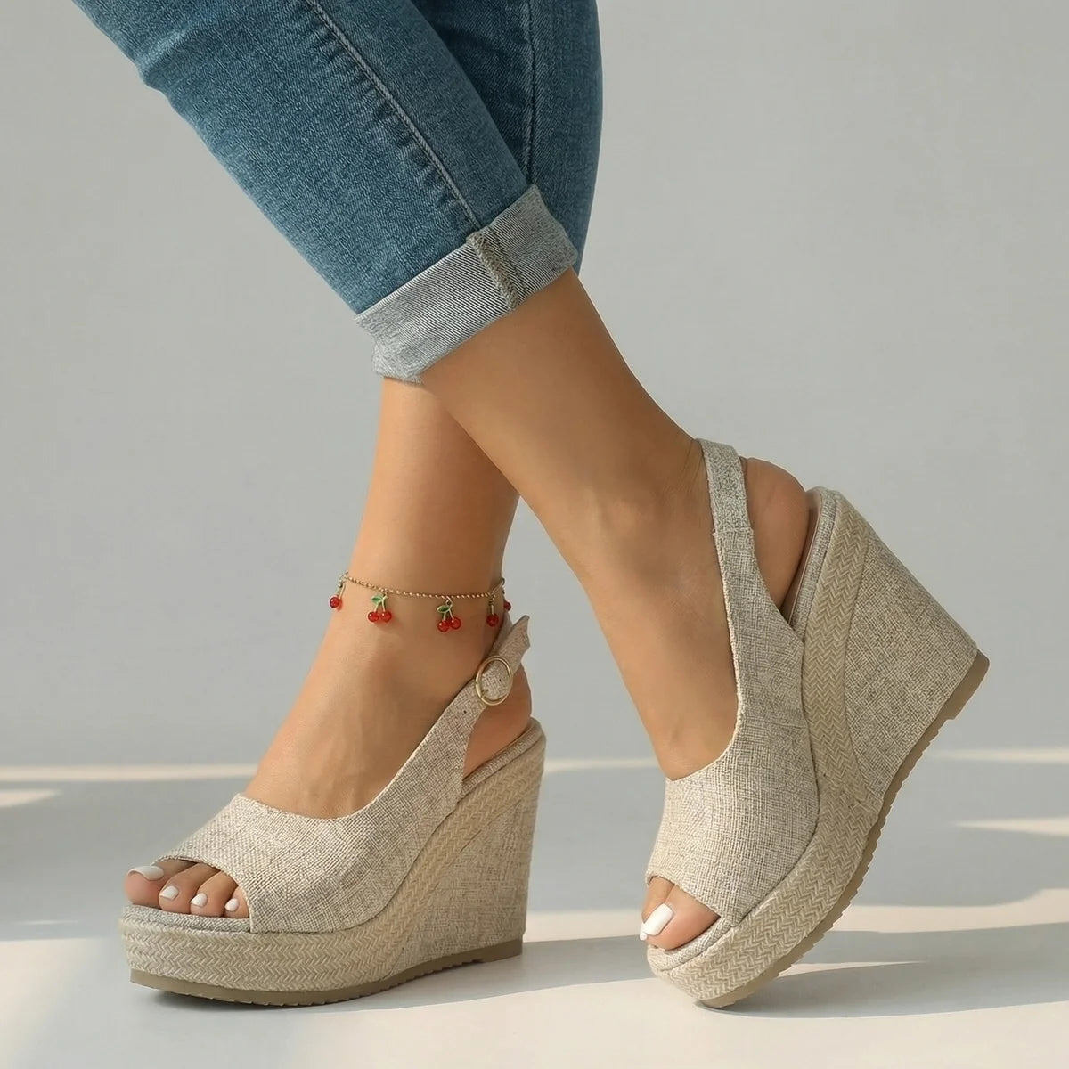 Rihanna Wedge Sandals
