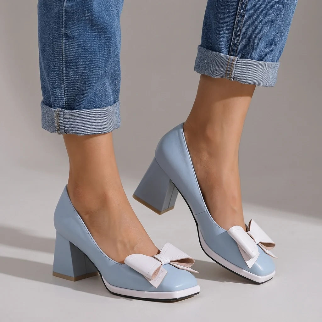 Rosalie Block Heel Pumps