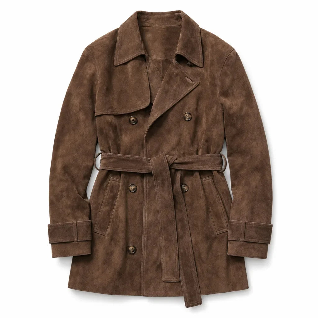 Rosalie | Women's Short Cropped Trench Coat