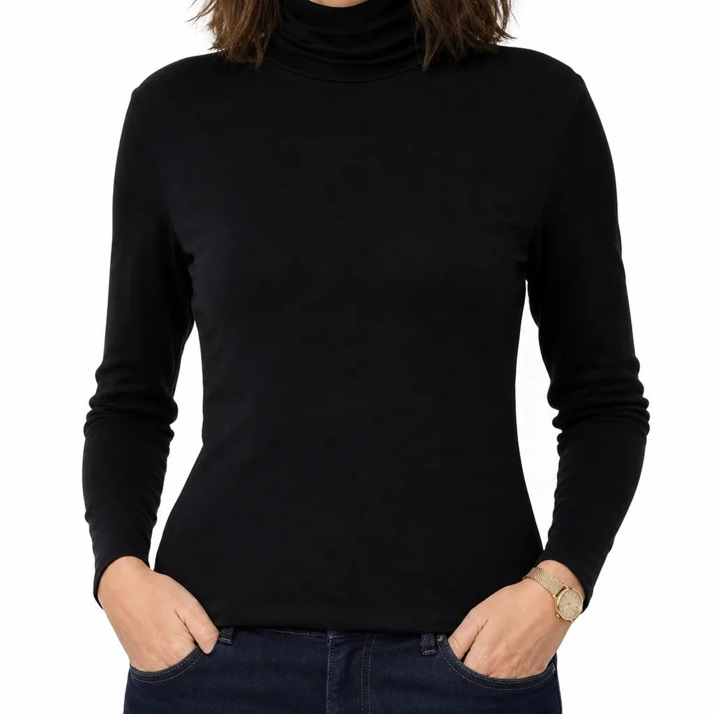 Saskia | Womens Elegant Fall Turtleneck Top for Warmth