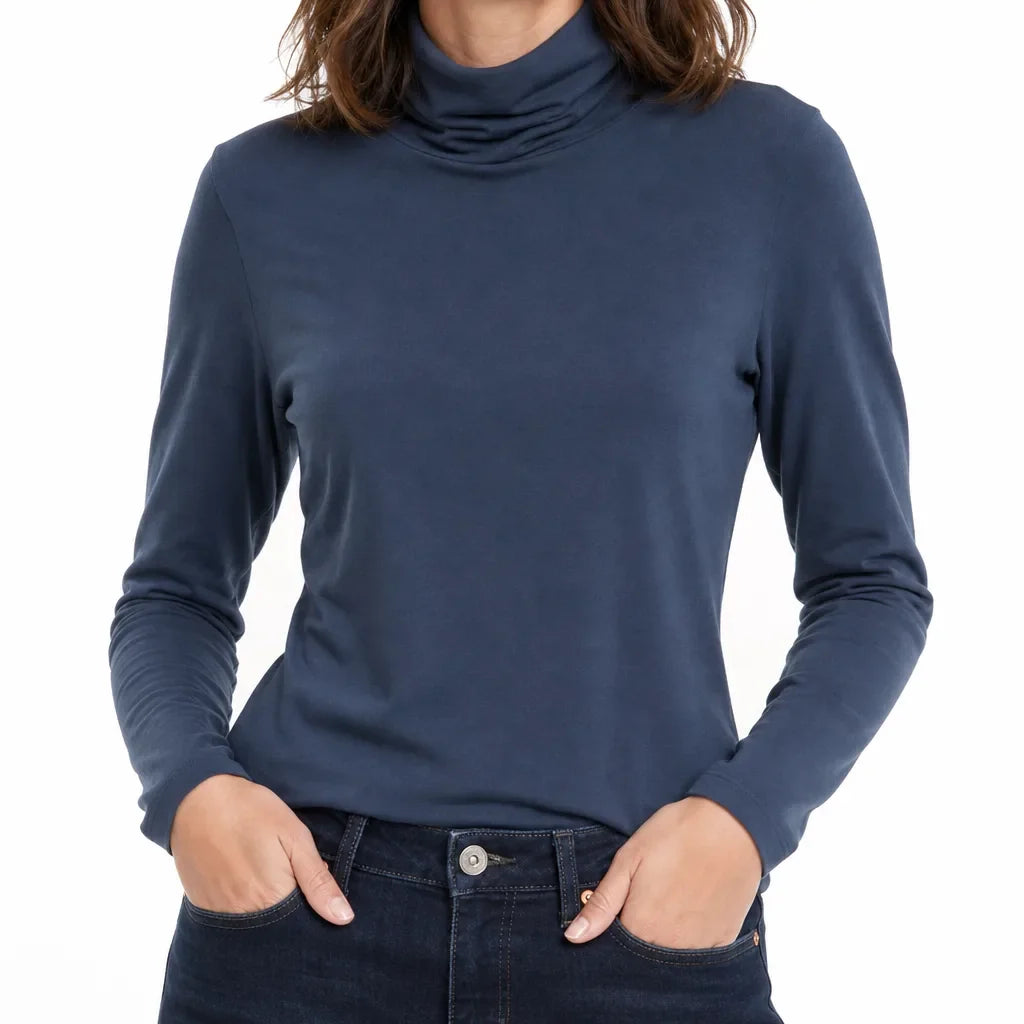 Saskia | Womens Elegant Fall Turtleneck Top for Warmth