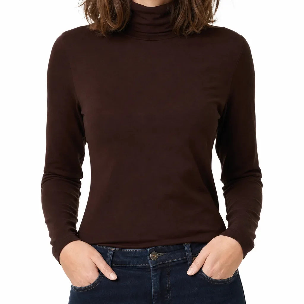 Saskia | Womens Elegant Fall Turtleneck Top for Warmth