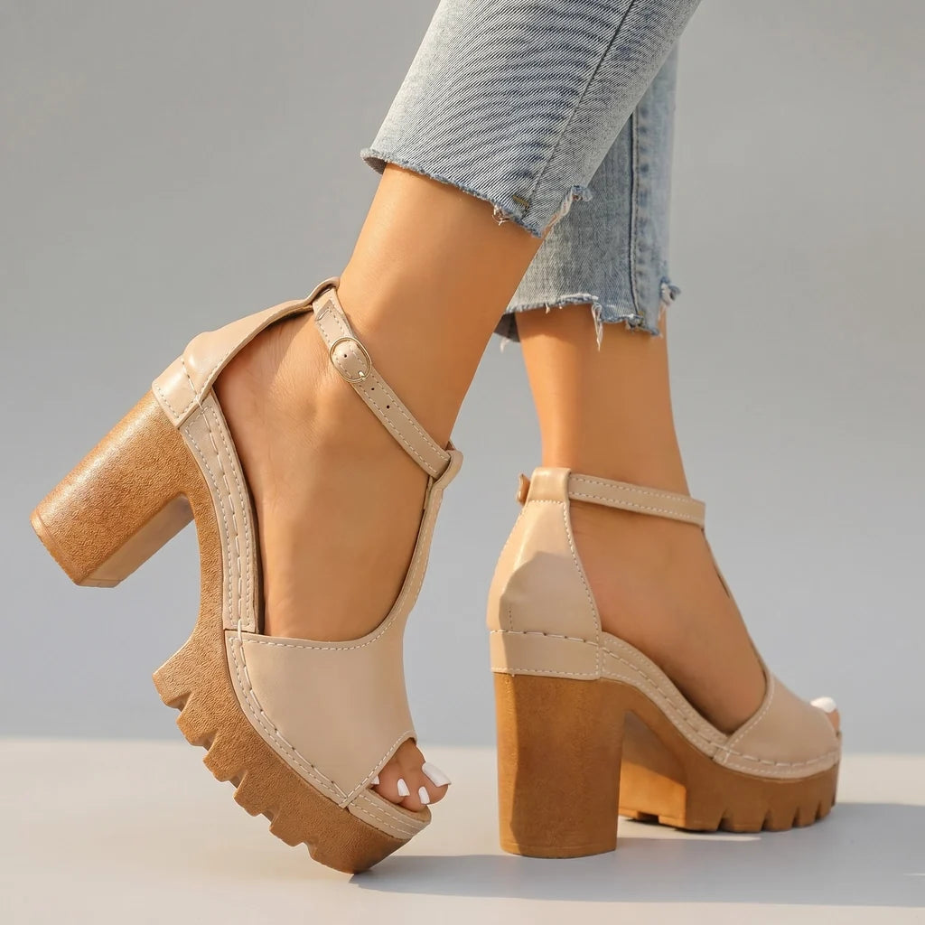 Scarlet Platform Sandals