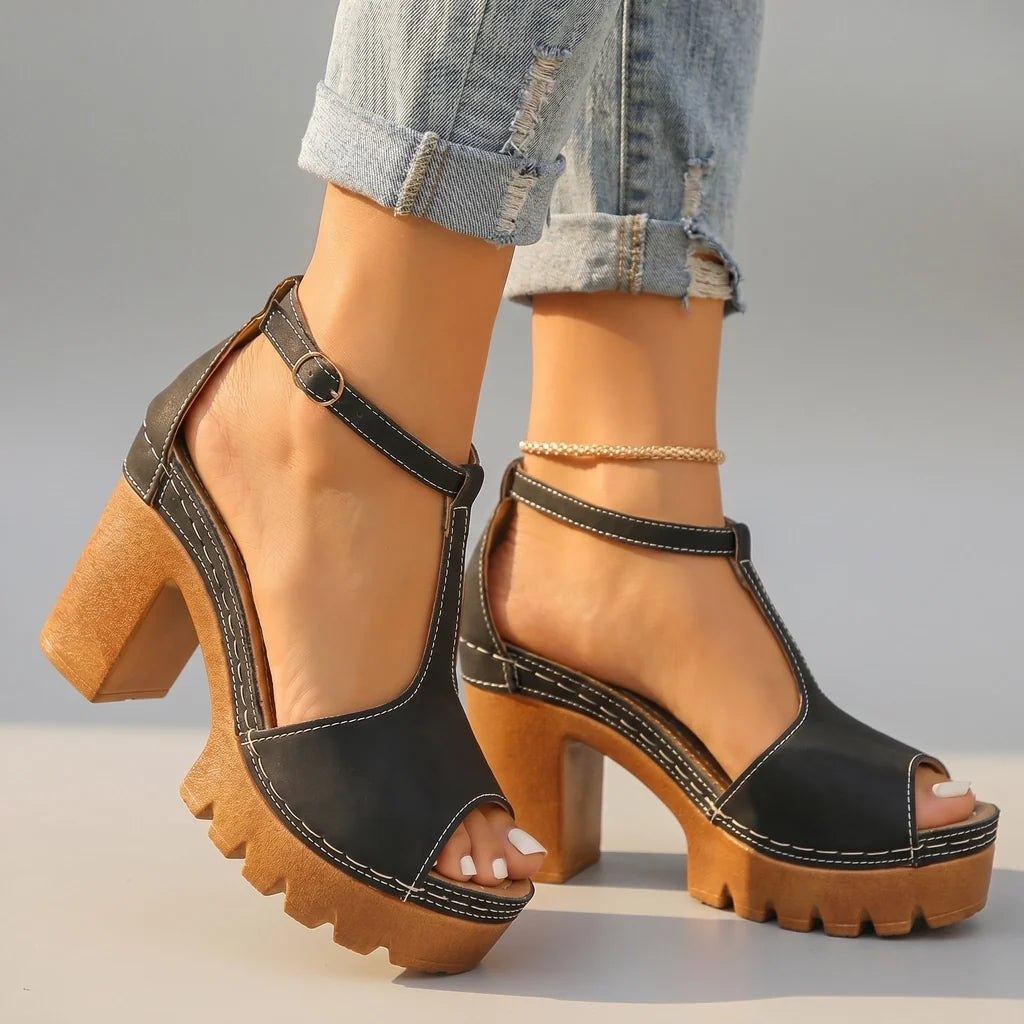 Scarlet Platform Sandals