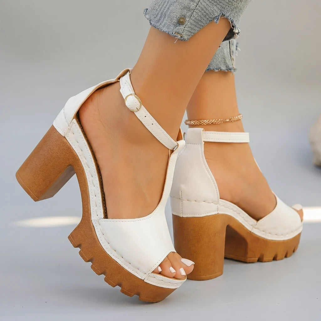 Scarlet Platform Sandals
