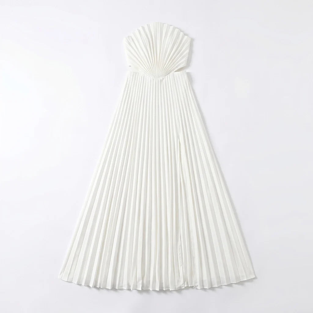 Sidney Pleated Maxi Dress