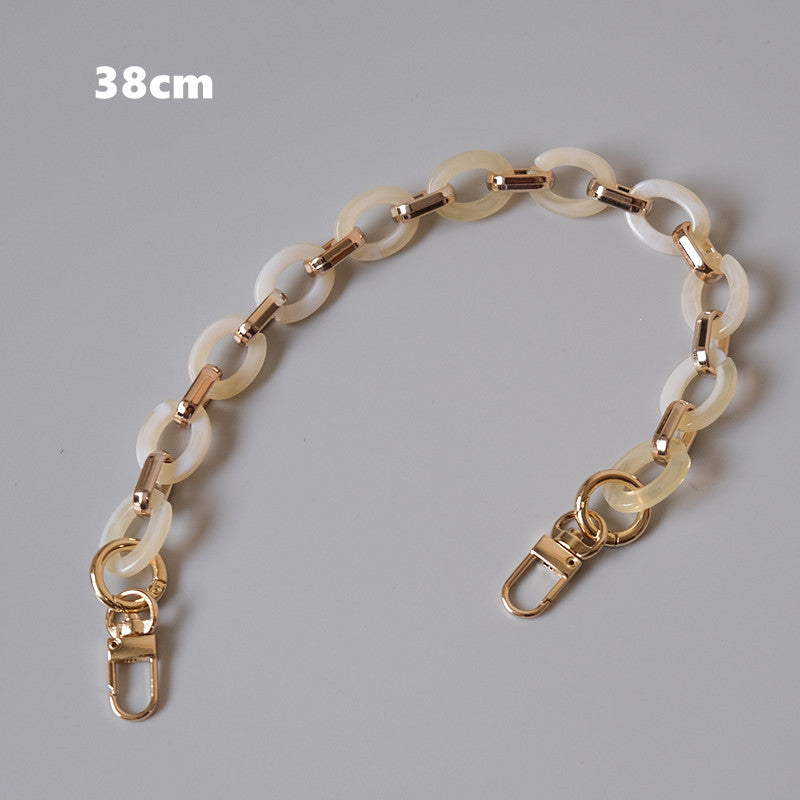 Ounamei Retro Round Acrylic Chain Strap