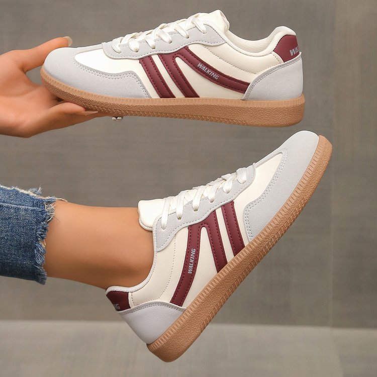 Women’s Nova Retro Colorblock Sneakers – Casual Lightweight Comfort Trainers (US5–10)