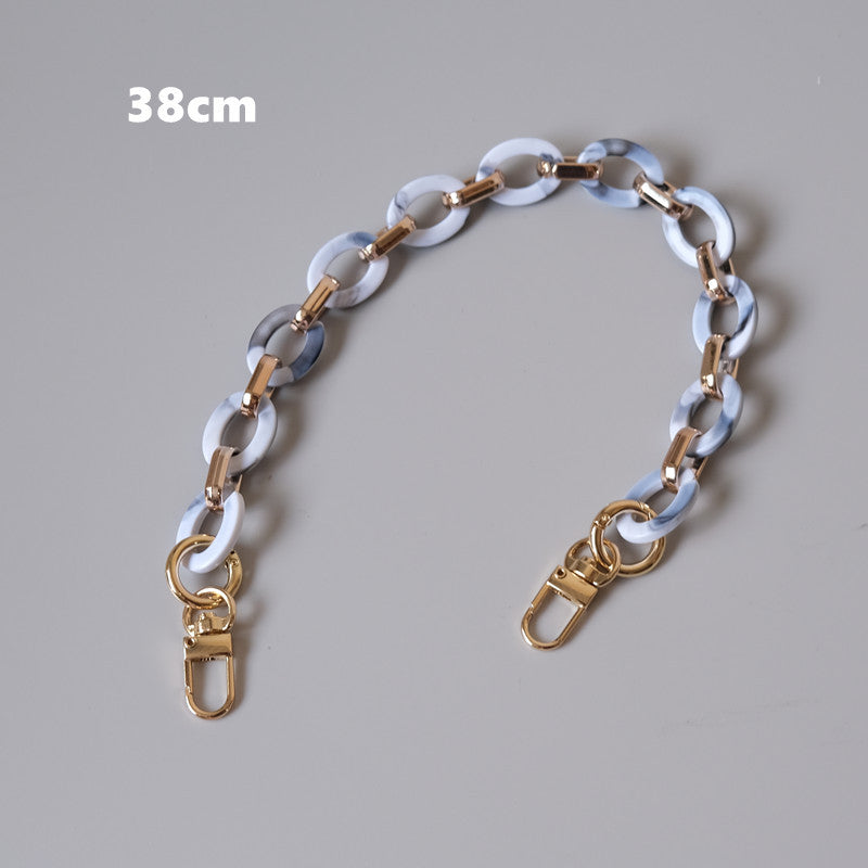 Ounamei Retro Round Acrylic Chain Strap