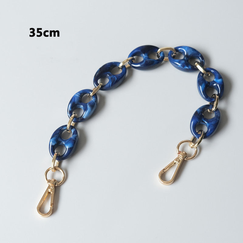 Ounamei Leopard Acrylic Pig Nose Chain Strap
