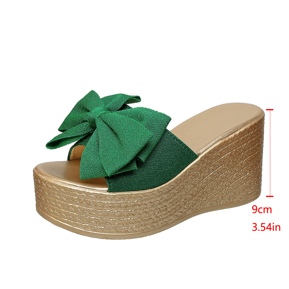 Women’s BowBella Platform Wedge Sandals – Chunky Flatform Summer Shoes (US 4–10.5)