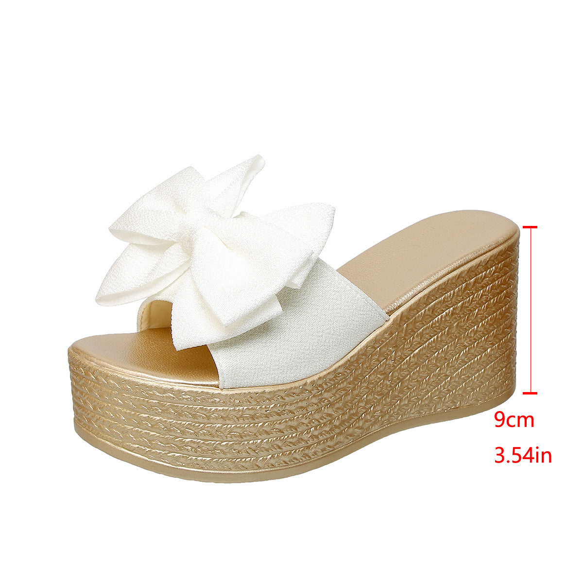 Women’s BowBella Platform Wedge Sandals – Chunky Flatform Summer Shoes (US 4–10.5)