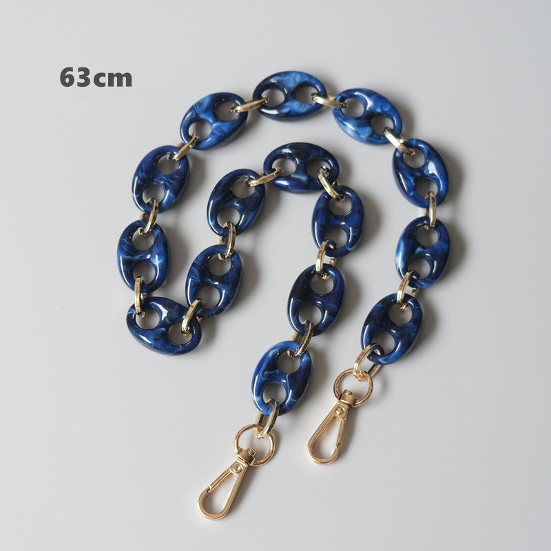 Ounamei Leopard Acrylic Pig Nose Chain Strap