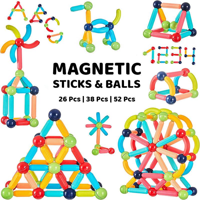 smart Magnetic Sticks Building Blocks For Kids Development by Qivii - qivii