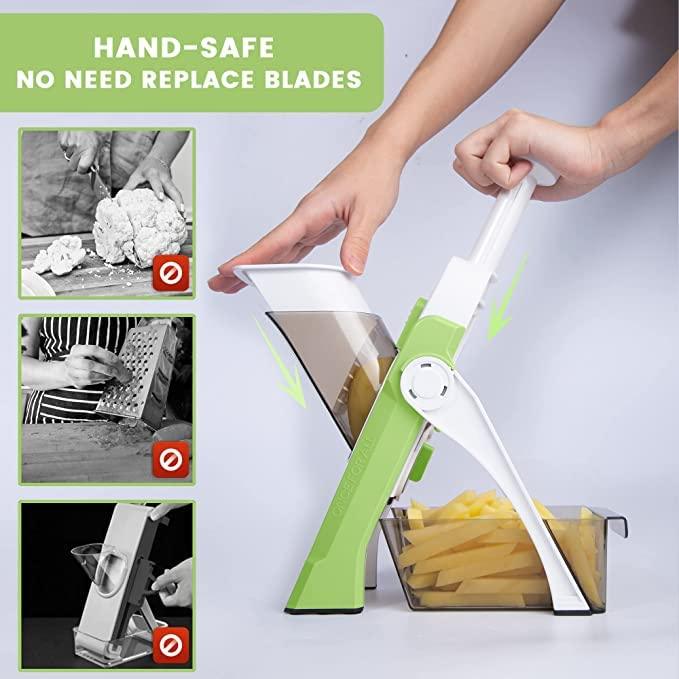 Smart Multifunctional Safe Vegetable Slicer - qivii