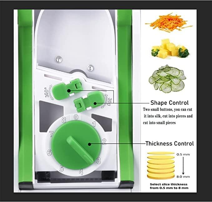 Smart Multifunctional Safe Vegetable Slicer - qivii